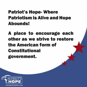 Patriot’s Hope Mission Statement