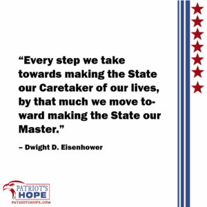 Dwight D. Eisenhower- State our master