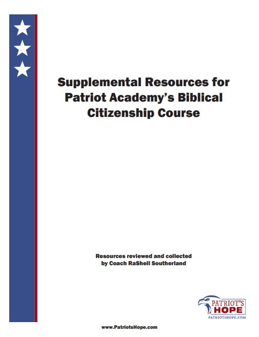 Resource Guide for Biblical Citizenship
