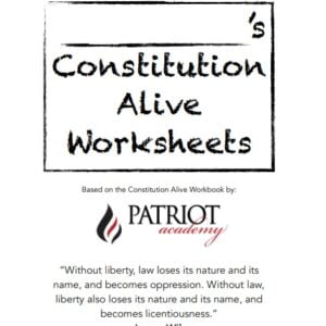 Constitution Alive Kids Workbook