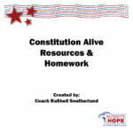 Constitution Alive Resources and Homework