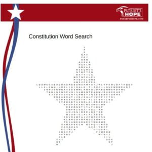 Constitution Word Search 1