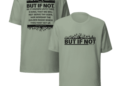 “But If Not” (multiple shirt colors available)